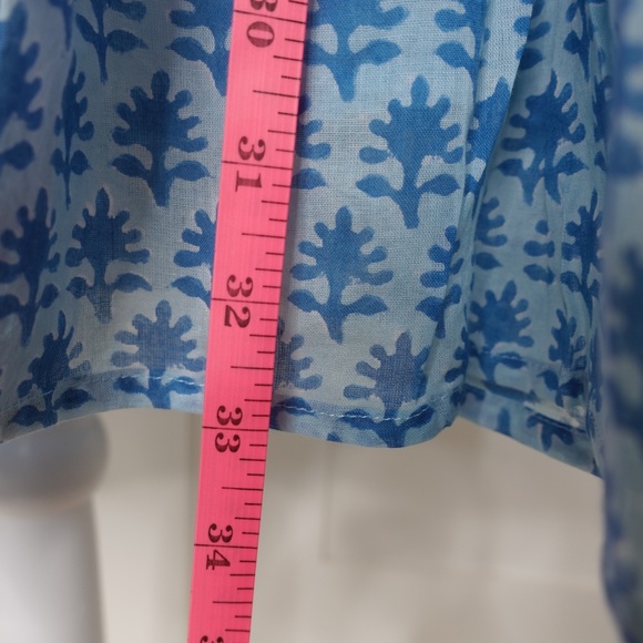 Oliphant Dress NWT Balloon Sleeve Short Dress Fern Blue cute flare dress - Picture 3 of 9